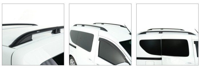 Barres longitudinales Crown gris ou noir